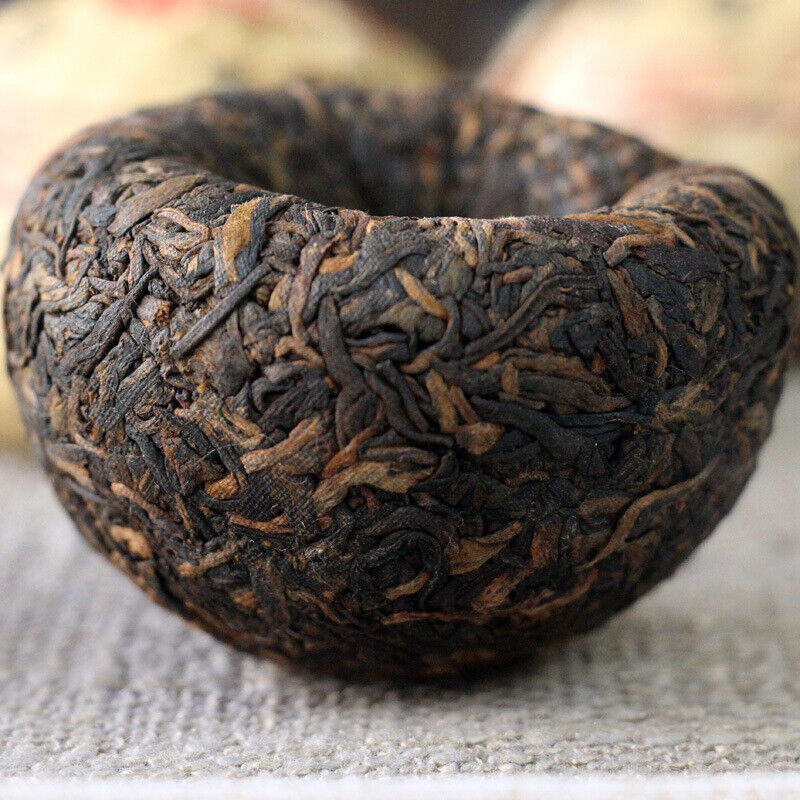 HelloYoung 100g Yunnan Phoenix Tuocha Pu'er ripe tea Golden Bud Tuo black tea leaves