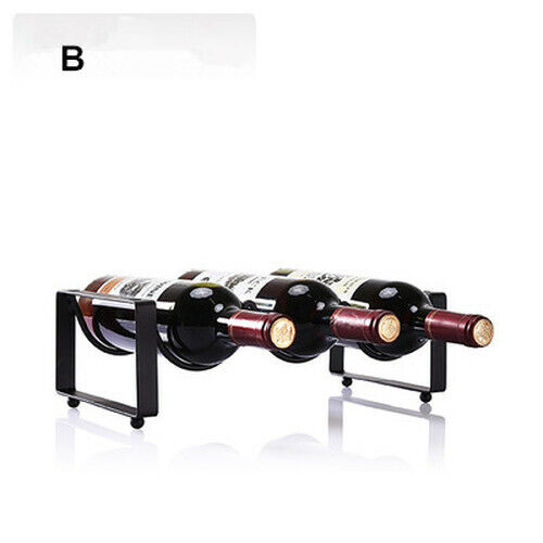 Wine Bottle Wine Cabinet Superposition Wine Rack Metal Iron Rack Display Shelf