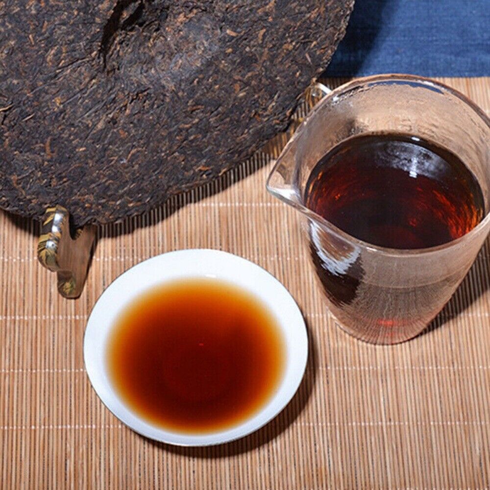 2002 Yunnan Bulang Gongting Ripe Puerh 357g Golden Buds