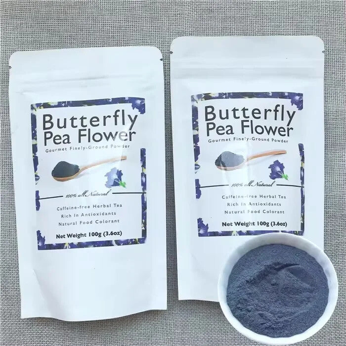 Bulk High Quality 100% Natural Butter*fly Pea Flower Powder Tea 50g~500g Secondary image