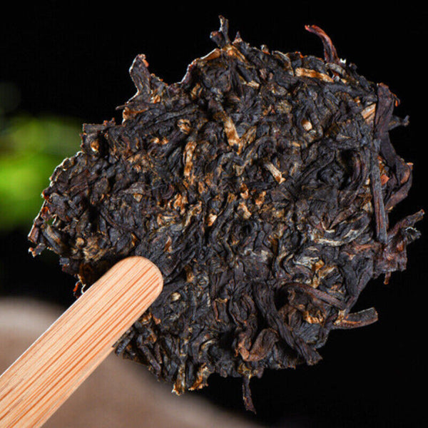 HelloYoung TeaPu-Erh Tea Cake Spring Pu'er Black Tea Healthy 357g Top-Grade Yunnan Dian Hong