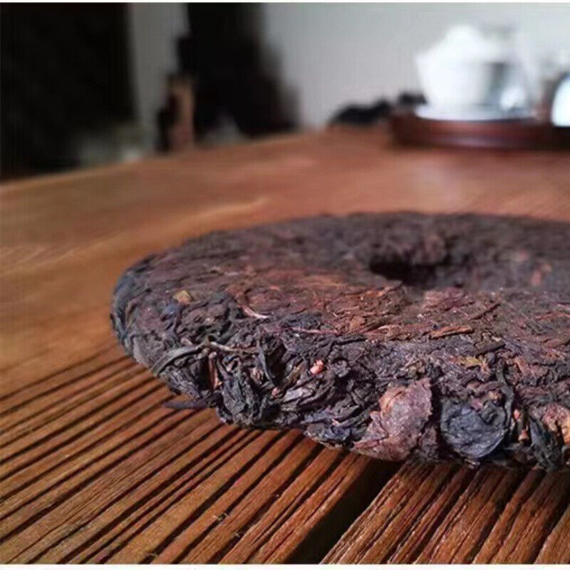 HelloYoung Pu'er Qizi Tea Golden Bud Cake Pu'er Tea 357g Yunnan Tea Menghai Tea Cake Old