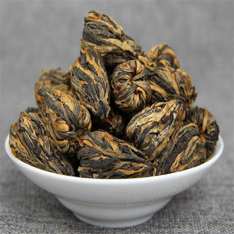 HelloYoung Canned Handmade Black Tea Yunnan Dianhong Black Tea Small Pagoda Pu-erh Tea 60g Secondary image