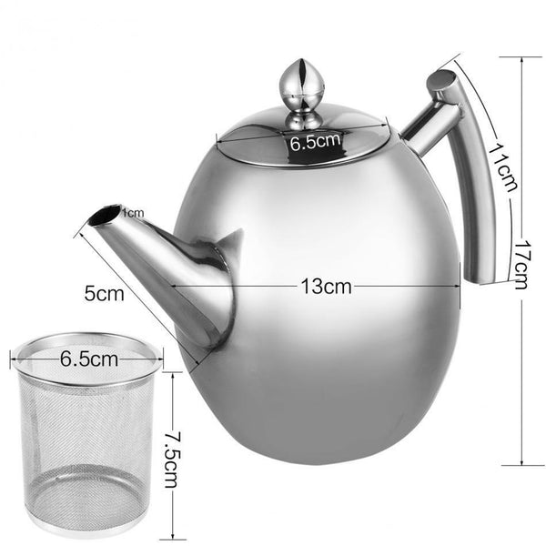 Tea Pot Teapot Coffee Pot Kettle with Filter Large Capacity Puer Tea Bag Pot