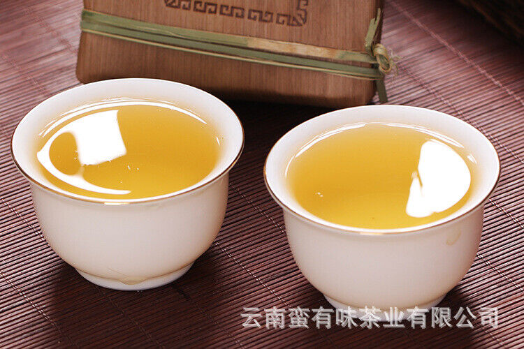 HelloYoung 250g Yunnan Pu'er Tea Xigui Golden Leaf Raw Brick Raw Tea Pu'er Tea Brick Tea