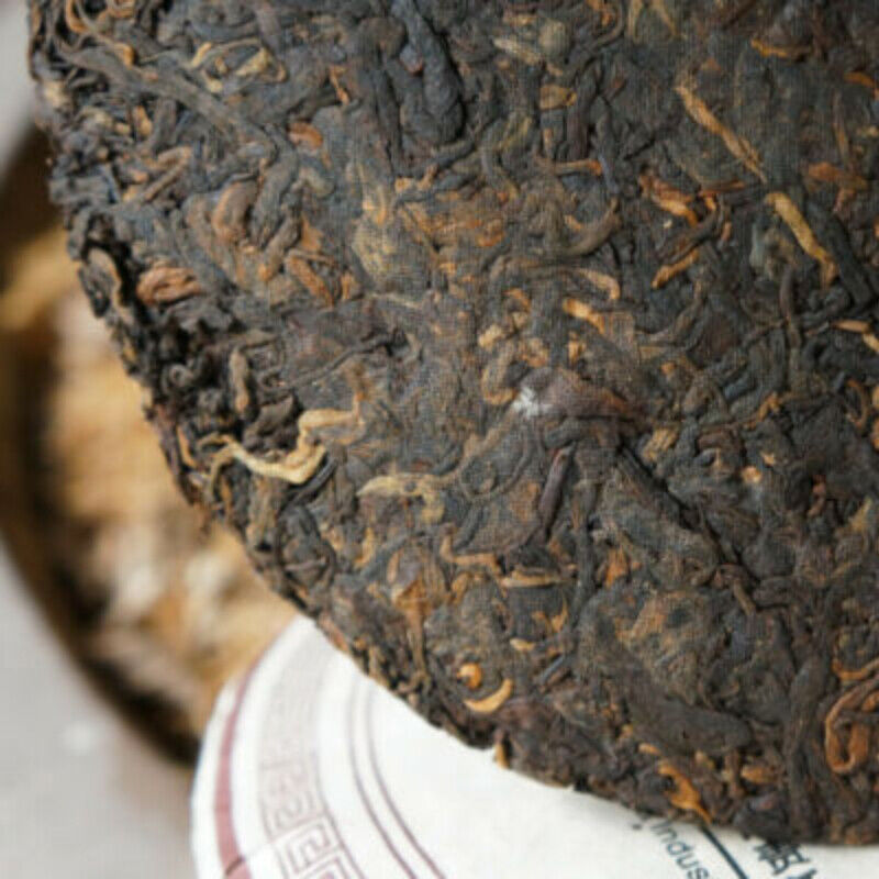 TemuTea 357g Haiwan Old Comrade Ecology Puer Tea Cake Ripe Pu-erh Tea
