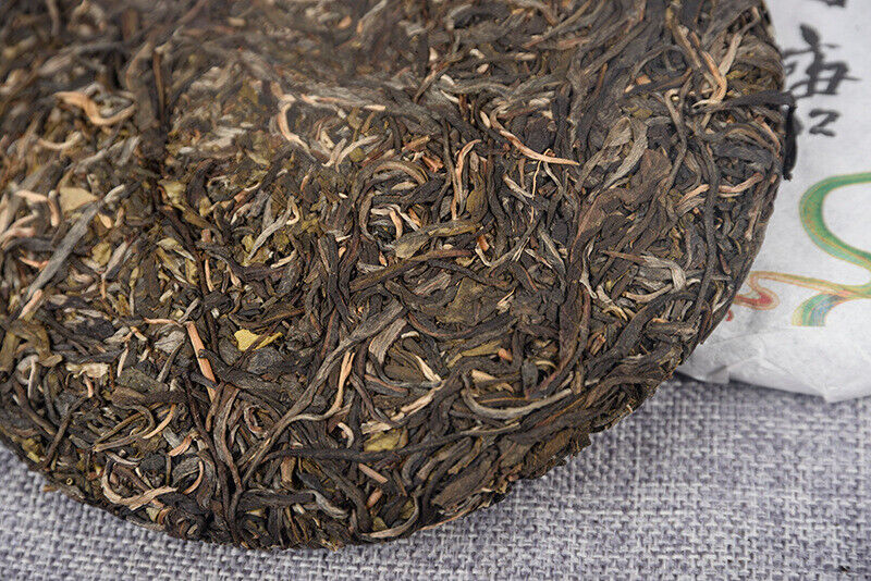 HelloYoung 357g/cake Mint Pond Fresh Tea Cake Yiwu Mint Pond Spring Yunnan Fresh Cake Tea