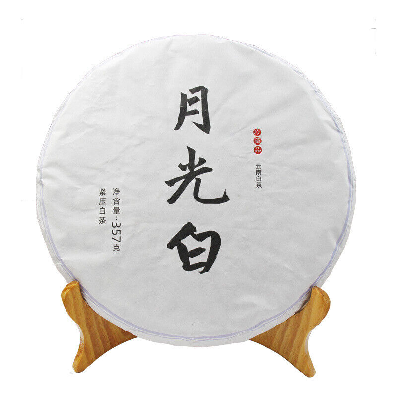 HelloYoung Pu'er Green Tea Health 200g Moonlight White Pu-Erh Tea Cake Chinese Aged