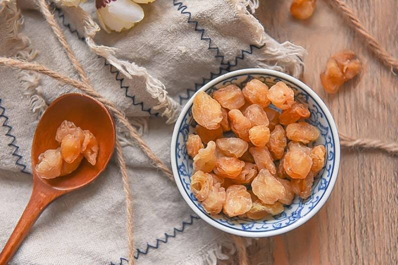 Premium Longan Meat Dried Longan Blooming Fruit Tea Chinese Natural Herb