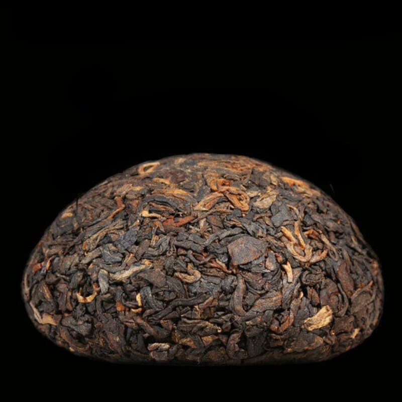 HelloYoung Xin Yi Hao Bulang Mountain Puerh 200 Years Old Tree Tuo Cha Ripe Pu-erh Tea 500g Main image