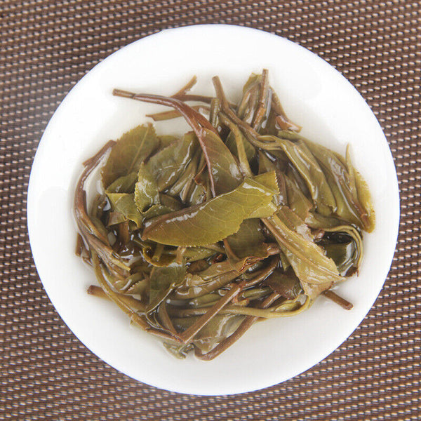 HelloYoung 357g Top Pu'er Raw Tea Menghai Authentic Ancient Tree Pu-erh Tea Brick Green Tea