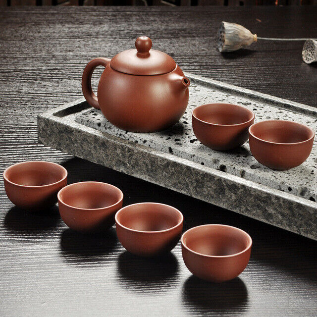 Handmade Drinkware Purple Sand Teapot Tea Set Ceramic Teapot Cup China Kung Fu