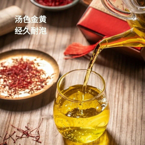 HelloYoung Zang Hong Hua Herb Saffron Crocus Stigma Croci Full Red 0.5g 藏红花 全红花