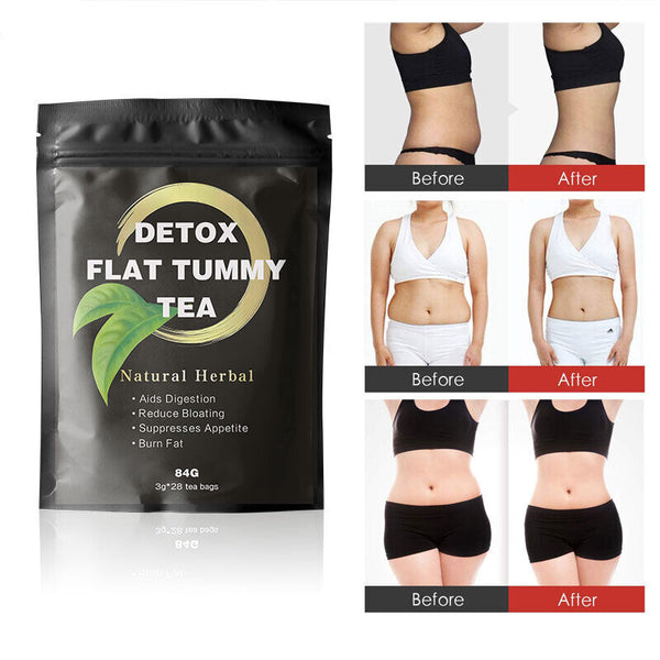Detox Flat Tummy Tea Natural Organic Herb Skinny Belly Weight Loss Tea 3g*28bags