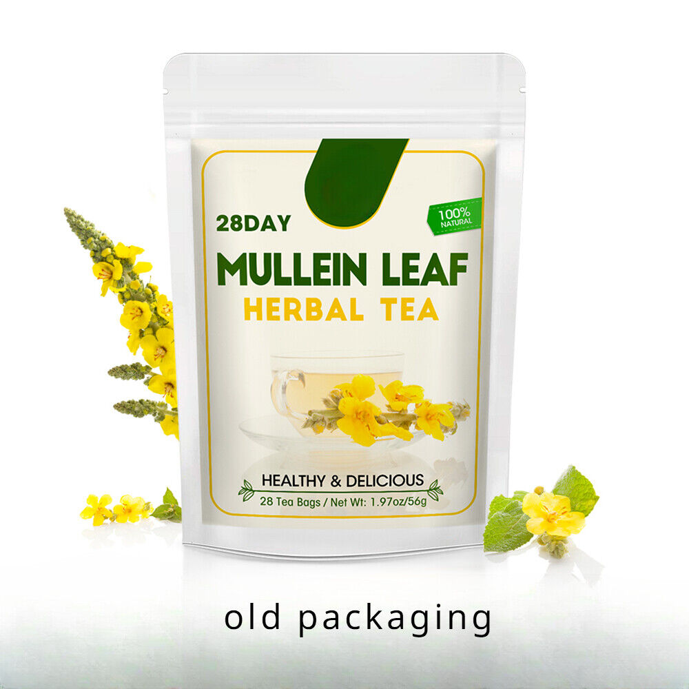 100% Natural Mullein Leaf Herbal Tea For Lung Cleansing Relief Cough Metabolism Main image