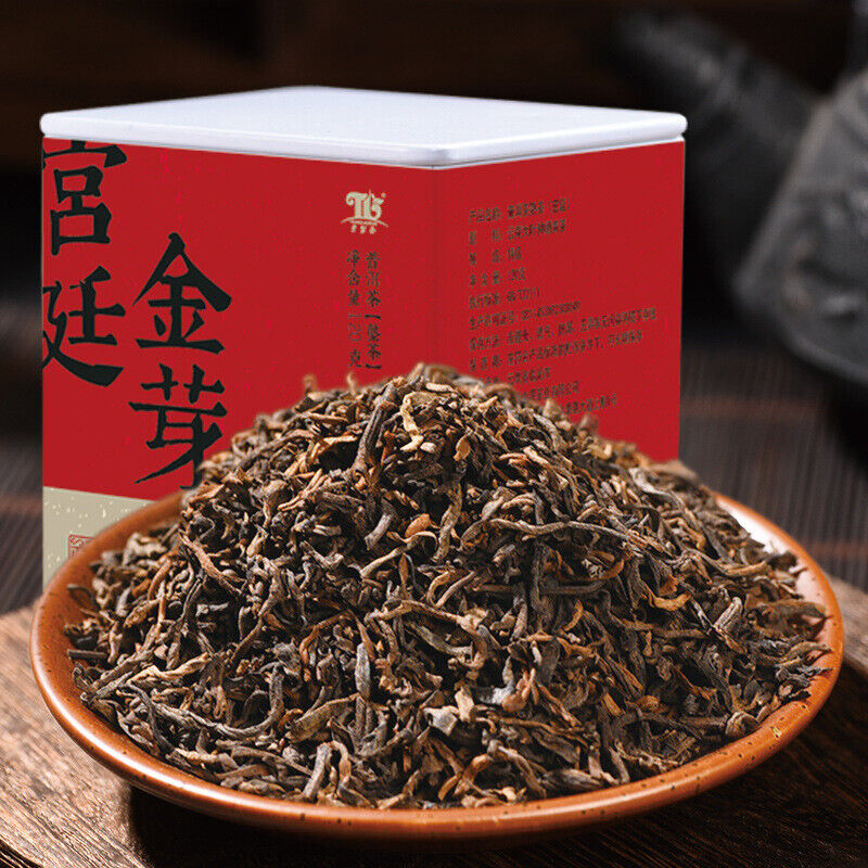 Imperial Golden Sprout Ancient Tree Pu'er Mature Tea Premium Loose Tea 120g Main image