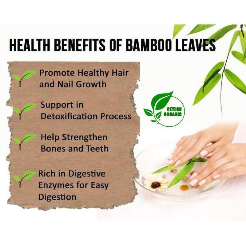 Organic Leaf Quality Natural Pure Herbal Bamboo Dried Leaves Tea Bags Zongzi