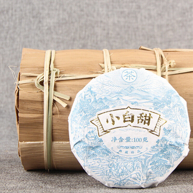HelloYoung Chinese White Tea Cake Natural Ancient Tree Xiao Bai Tian High Mountain Tea 100g