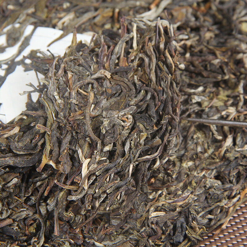 HelloYoung 357g Top Pu'er Raw Tea Menghai Authentic Ancient Tree Pu-erh Tea Brick Green Tea