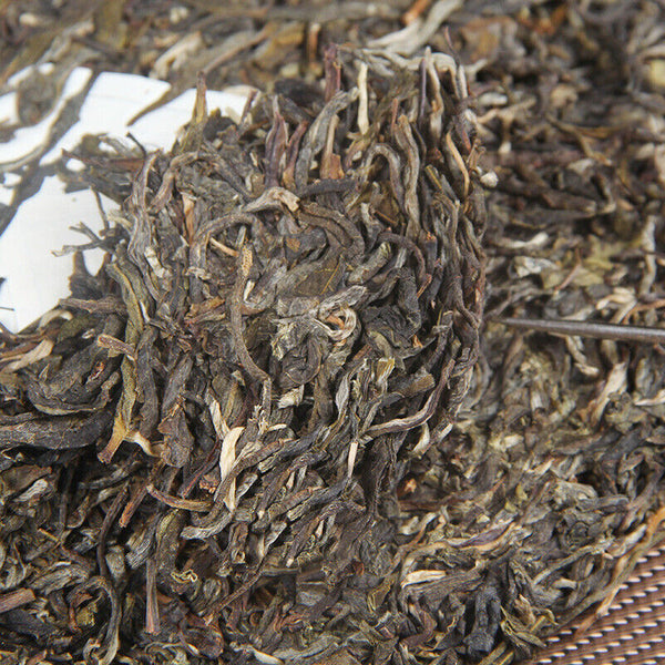 HelloYoung 357g Top Pu'er Raw Tea Menghai Authentic Ancient Tree Pu-erh Tea Brick Green Tea