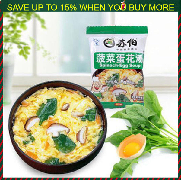 Instant Vegetable Egg Soup Fast Food Different Tastes New Delicious Health Food