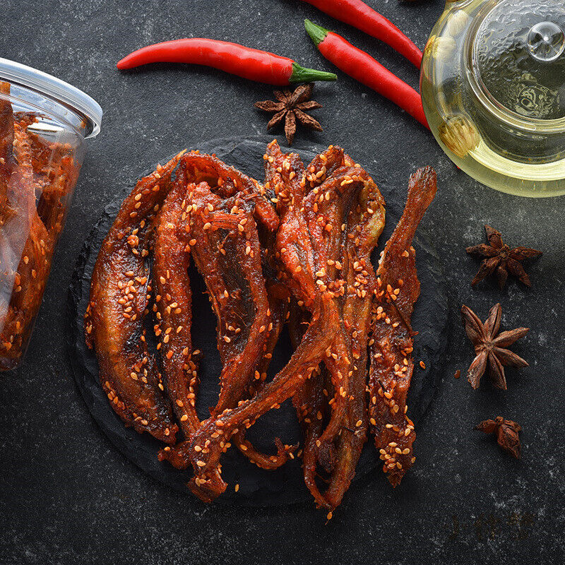 Spicy Bombay Duck Dried Fish Slices Ready-to-eat Seafood Snacks Specialty