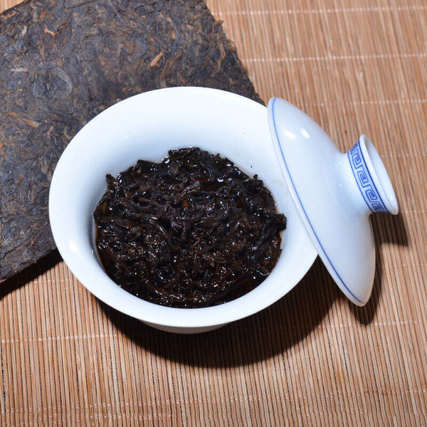 Pu'er Cooked Tea Old Banzhang Brick Tea Menghai  Natural Tea Brick 250g/8.8oz