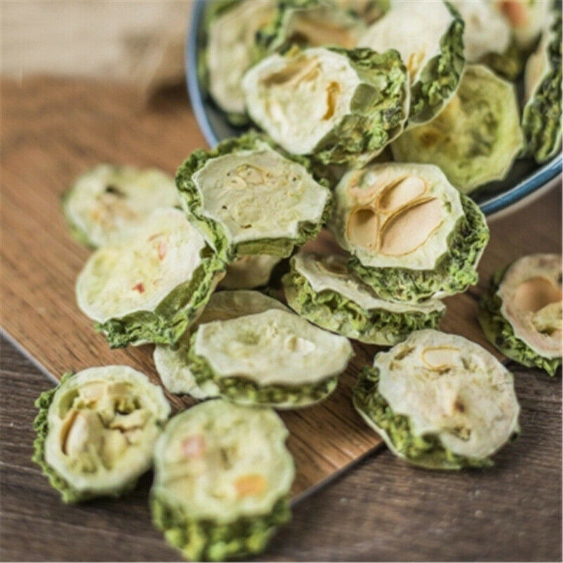 HelloYoung 100%Natural Organic Dried Bitter Melon Slices KuguaEcology Tea Bitter Melon Tea Secondary image