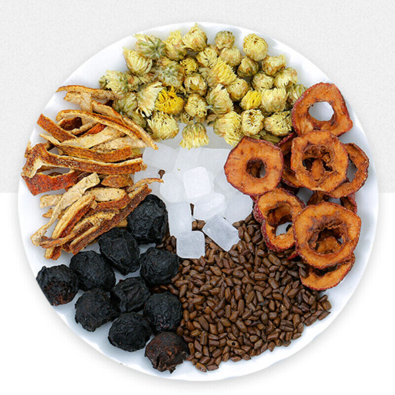 HelloYoung 200g China Organic Flower Tea Ecology Hawthorn Tangerine Peel Tea Health Care