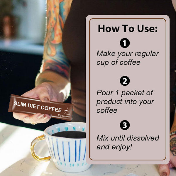 200g Burn Control Slimming Coffee Weight Loss Coffee Slim Diet Coffee