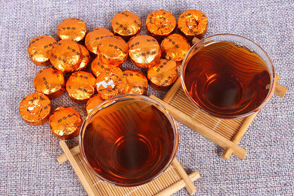 HelloYoung Pu-erh Tea Mini Tuocha Pu-erh Ripe Tea 500g Pu-erh Orange Tea