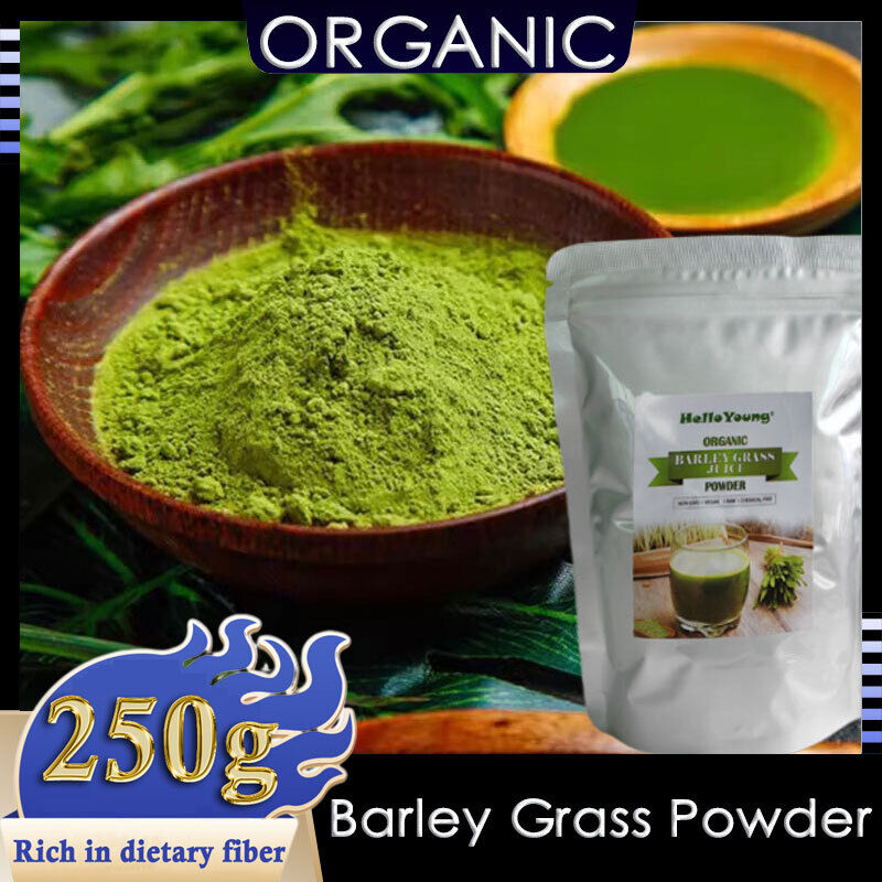 Pure Organic Barley Grass Original Powder Juice Drink 250g Non-GMO Finely Ground Main image