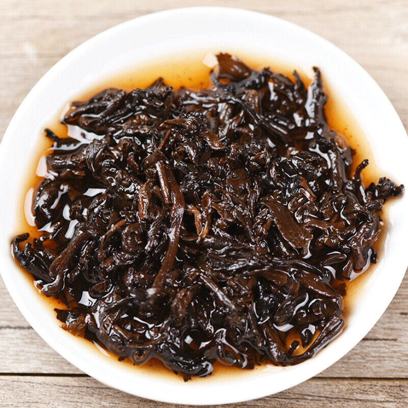 HelloYoung TeaPu-Erh Chinese Puerh Black Tea Ripe Tea Cake Health Care 357g Natural Big Tree
