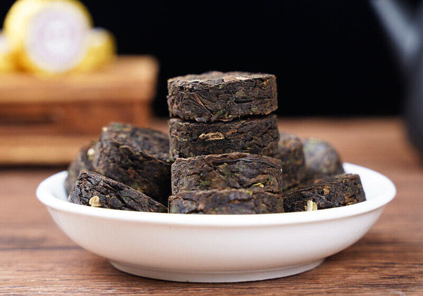 500G Yunnan Pu'er Tea Glutinous Aroma Xiao Tuo Tea Strong Aroma  Aged Ripe Tea