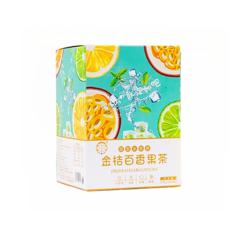 Passion Fruit Kumquat Lemon Tea Bags Cold Brew Summer Refreshing Fruit Drink Main image