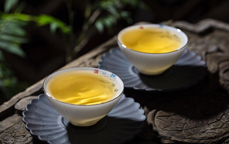 HelloYoung Puerh Raw Tea Cake Old Banzhang Menghai Brown Mountain Ancient Tea 357g/12.59oz