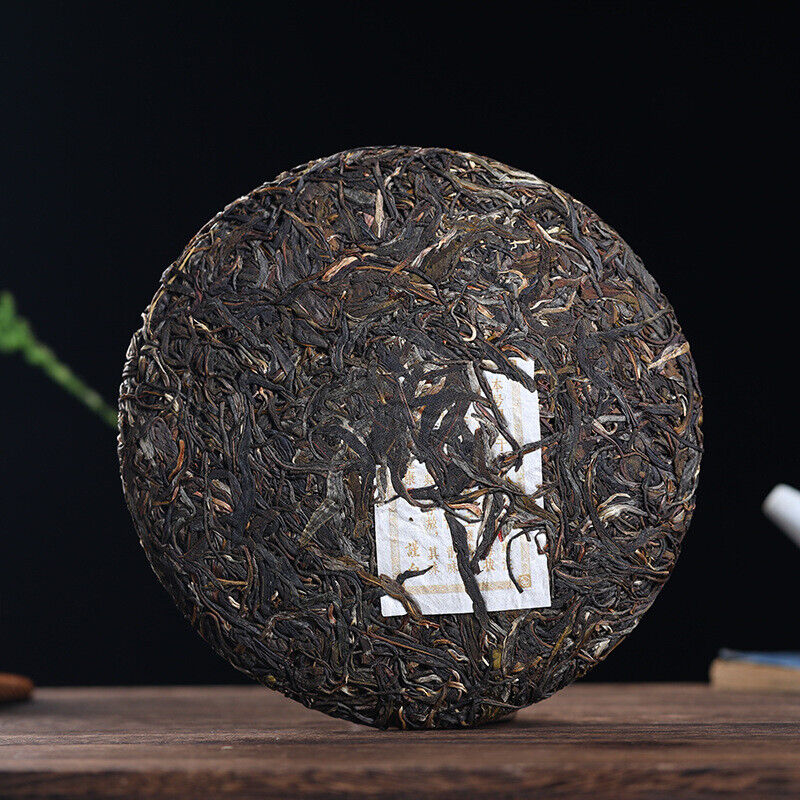 HelloYoung 357g Yunnan Pu-erh Tea Yiwu Mint Ho-Tang Ming Qian Raw Tea Seven Seed Cake