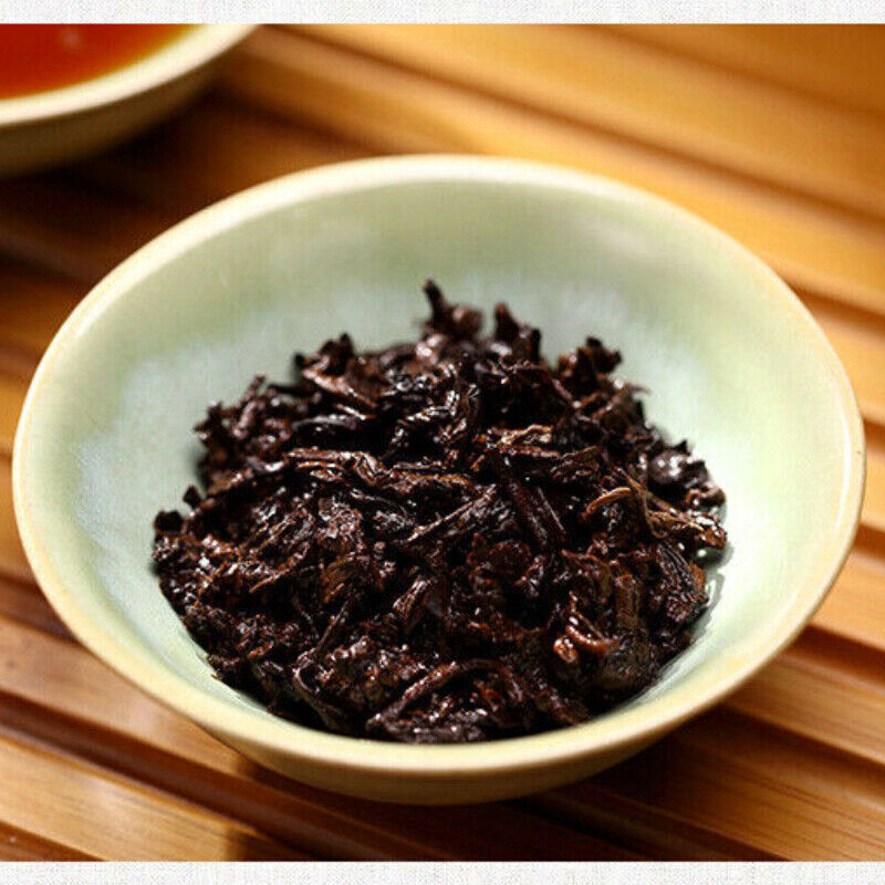 HelloYoung Ancient Tree Puer Tea Aged Puerh Tea Yunnan Menghai Dayi TAETEA Ripe Pu Er 357g