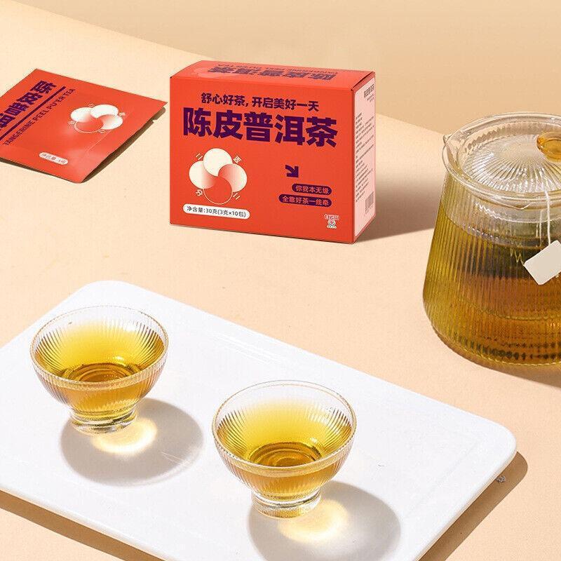 High quality health tangerine peel Pu'er tea independent packaging afternoon tea