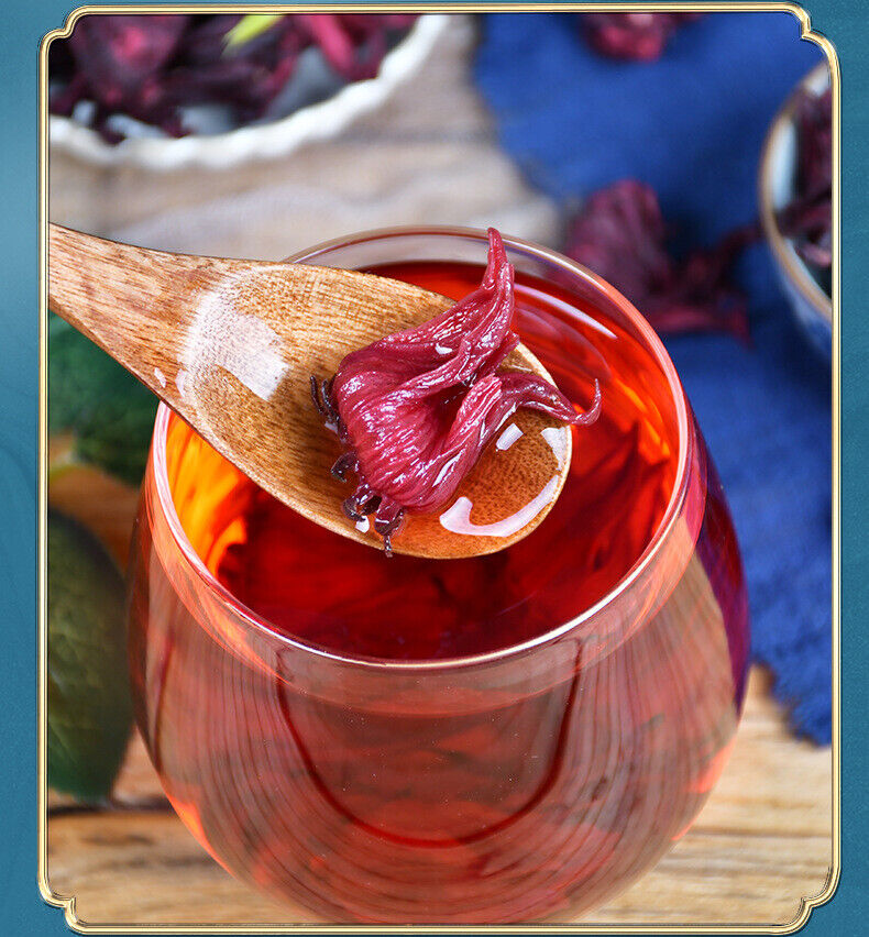 HelloYoung Rosehip and Hibiscus Flower Tea with Dried Roses in Tin Can 40g*2