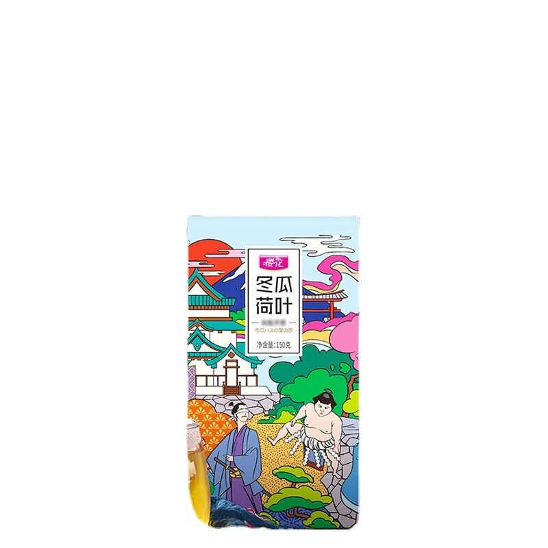 HelloYoung Cherry Blossom Winter Melon Lotus Leaf Tea Herbal Tea Nutritious Bag Tea 150g Secondary image