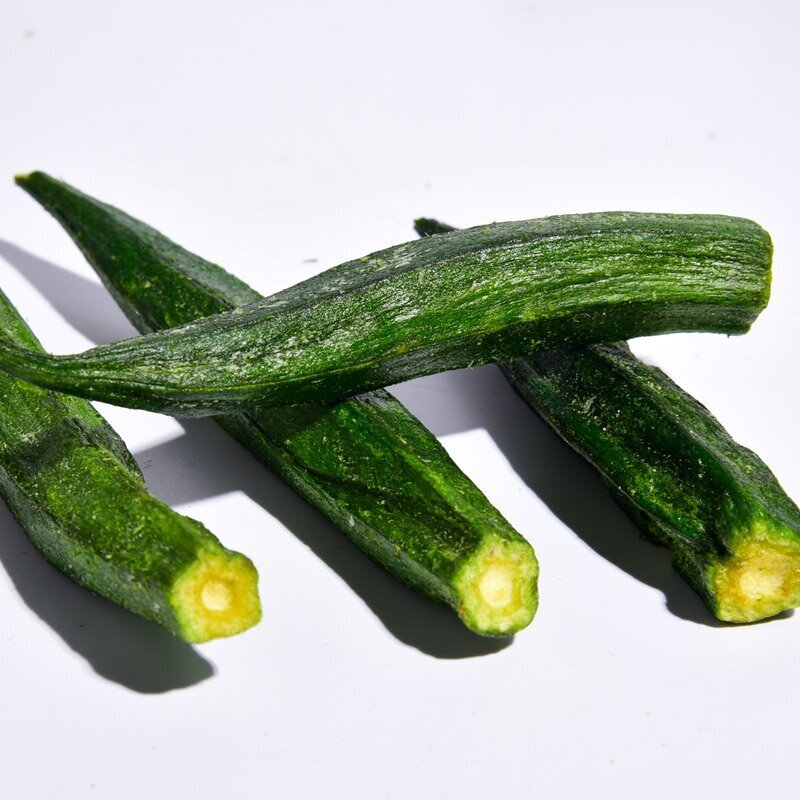 High-quality Okra Crisp Dried Fruit and Vegetable Crisp Instant Snacks 250g