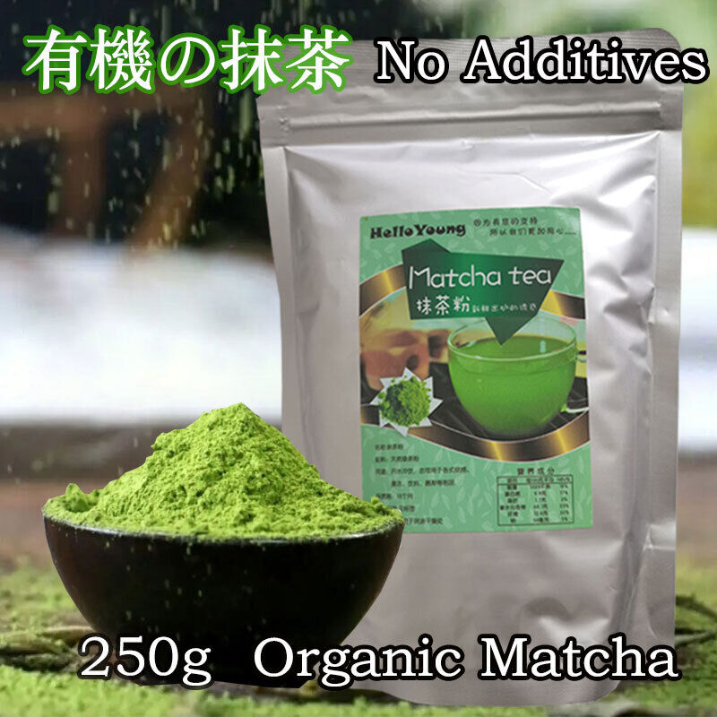 Unsweetened Organic Matcha Green Tea Powder Authentic Detox Slim Juice