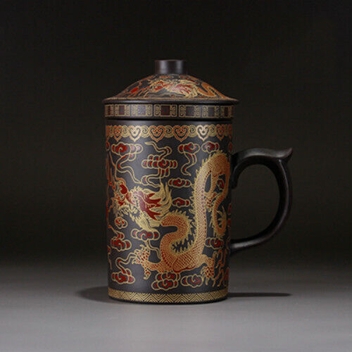Teacup Pu'er Filter Tea Cup Ceramic Cups Office Cups Travel Kung Fu for Teas