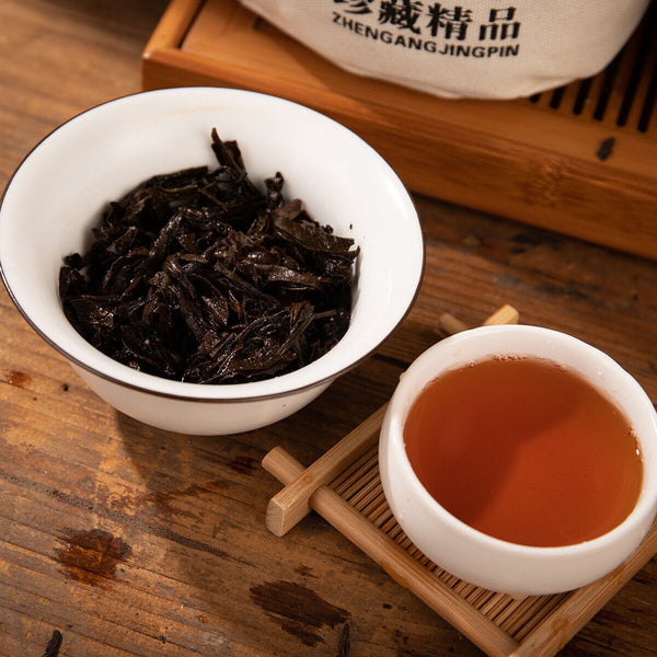 HelloYoung 400g Hunan Anhua black tea Tientsin tea aged tribute Tientsin tea leaves old tea