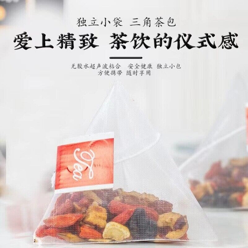 Ginseng 5-Herb Tea - Mulberry, Goji, Barley, Red Date, 150g, Wellness Tea Bags Secondary image