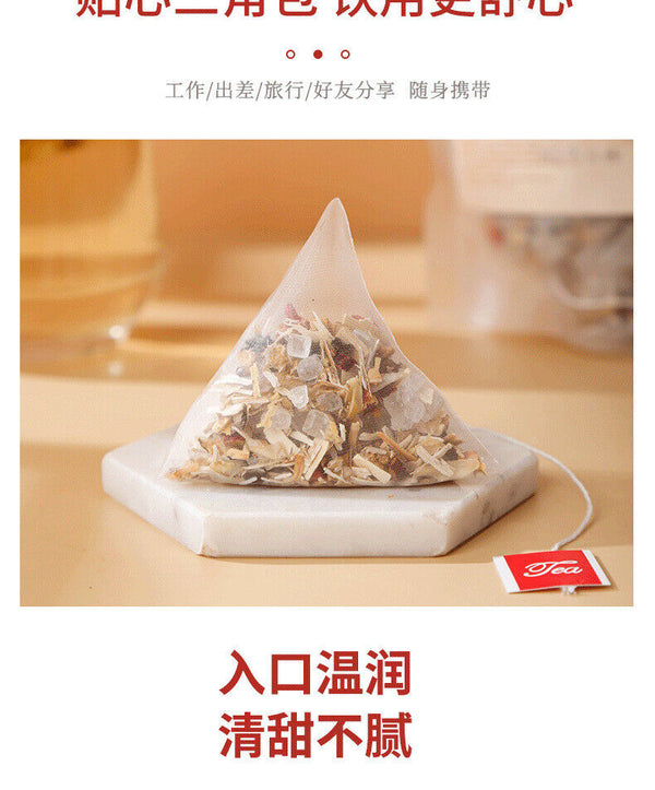 HelloYoung Small Hanging Pear Soup Red Dates Umeboshi Lily Snow Pear Wolfberry Tea Bag 300g