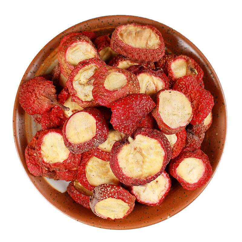 HelloYoung 500g Chinese Healthy Herbs Discount Organic Hawthorn Meat Shanzharou山楂肉 Main image