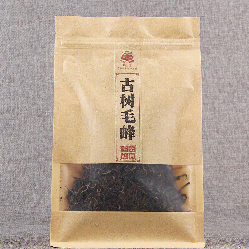 HelloYoung 100g Bulk Fengqing Ancient Tree Kung Fu Dianhong Maofeng Gift Bag Health Care Secondary image