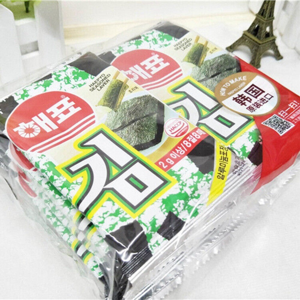 Bio Seaweed Snacks Roasted 2g*24 Pack Kim Nori Sea Salt Healthy Secondary image